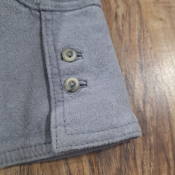 J Jill gray suede jacket size 4 - Picture 3 of 7